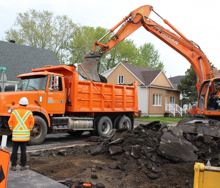 Travaux d’excavation sur l’avenue Sirois dès le lundi 26 juin